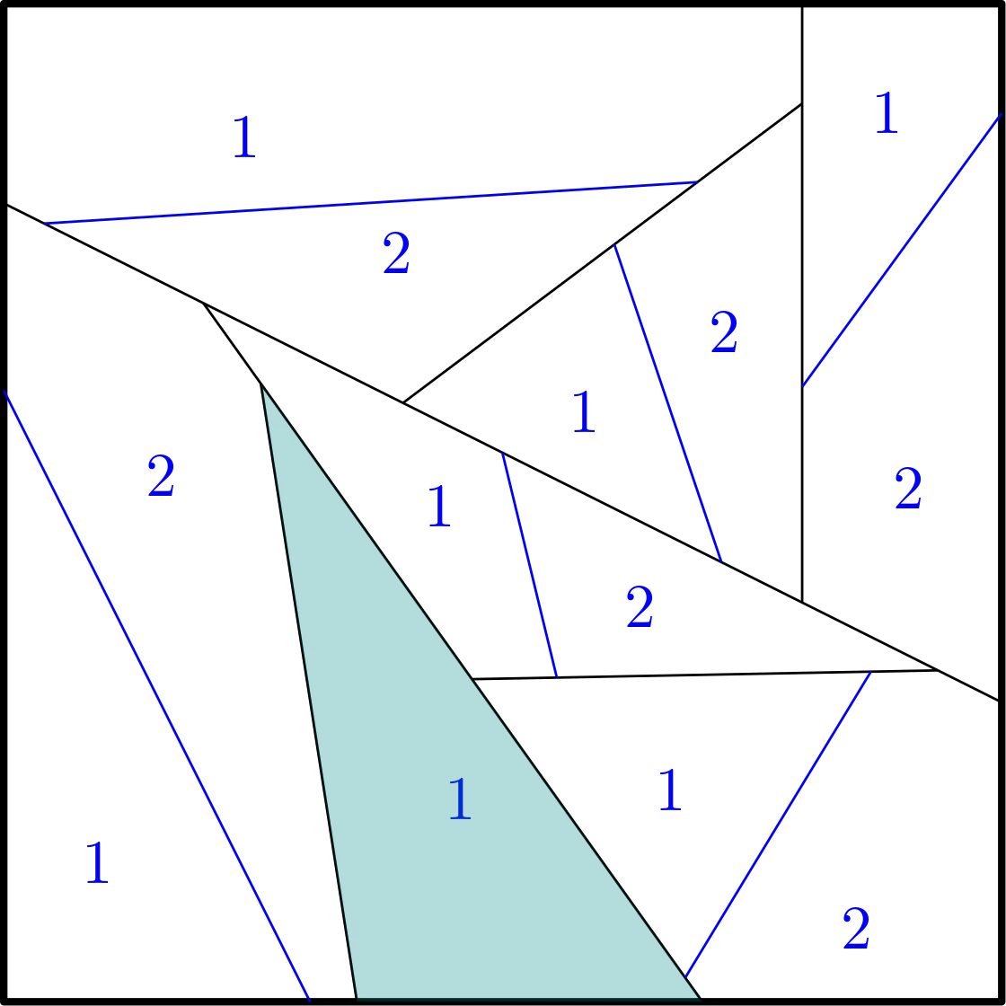 Illustration accompanying Cutting a part of many measures